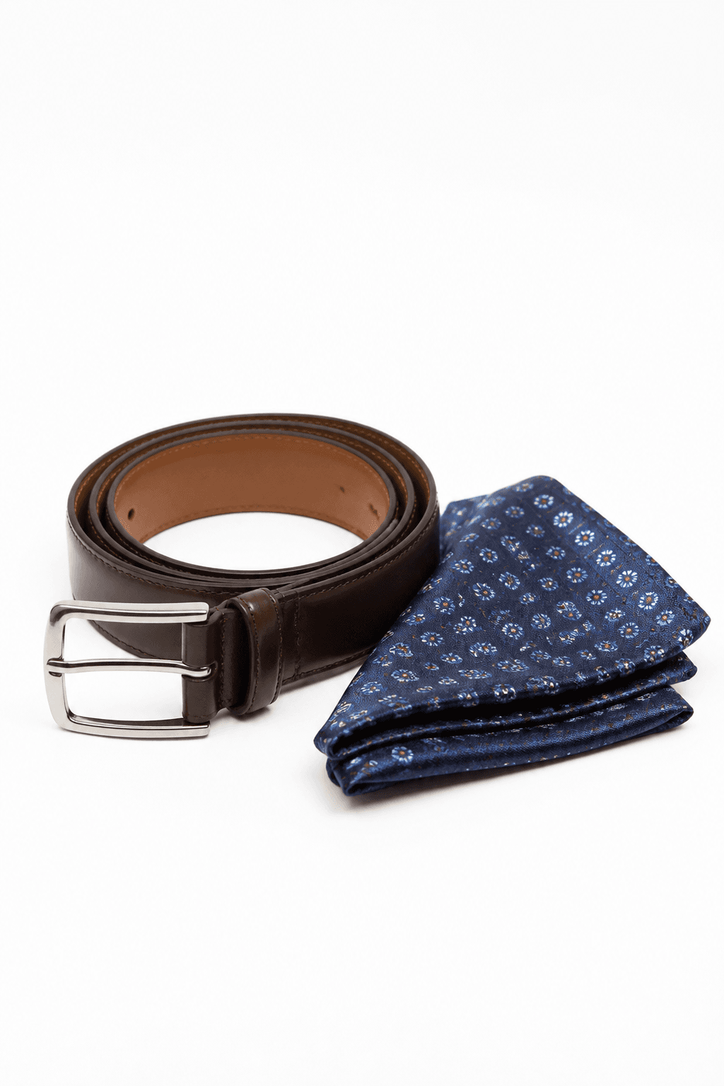 Moravian Belt & Silk Scarf Set studio product photo