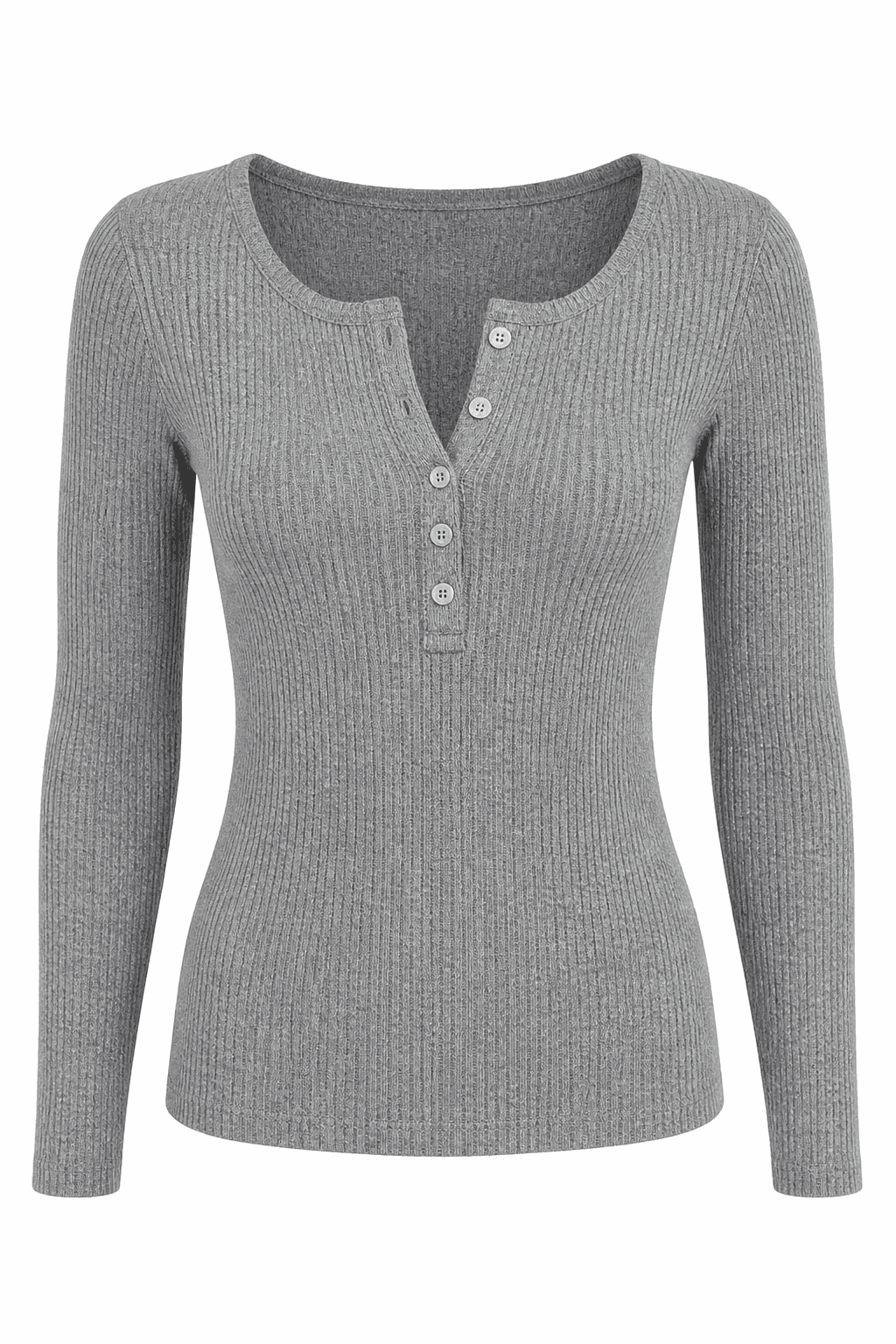 Brookstown Knit Henley studio product photo