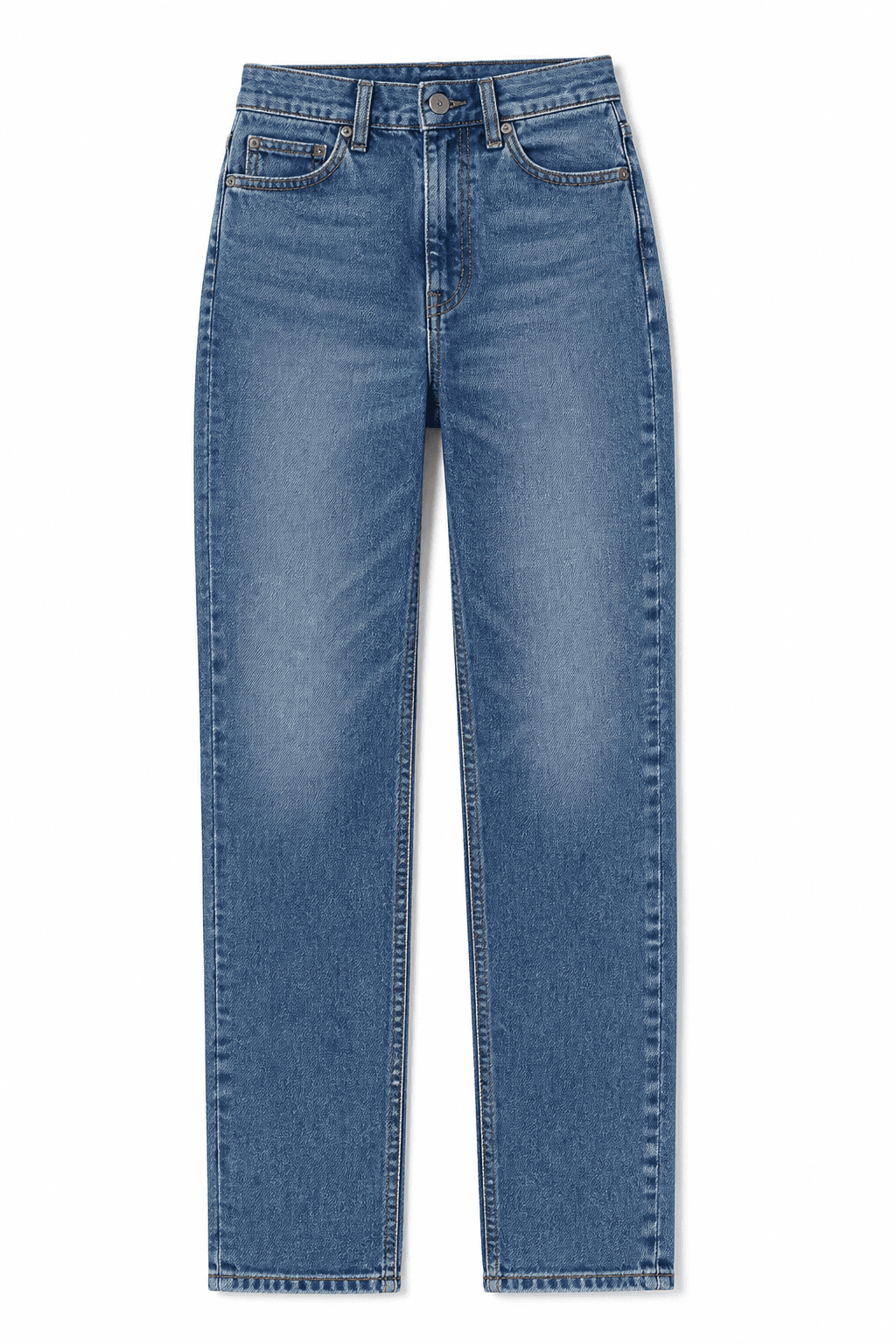 Lewisville High-Rise Straight Jeans studio product photo