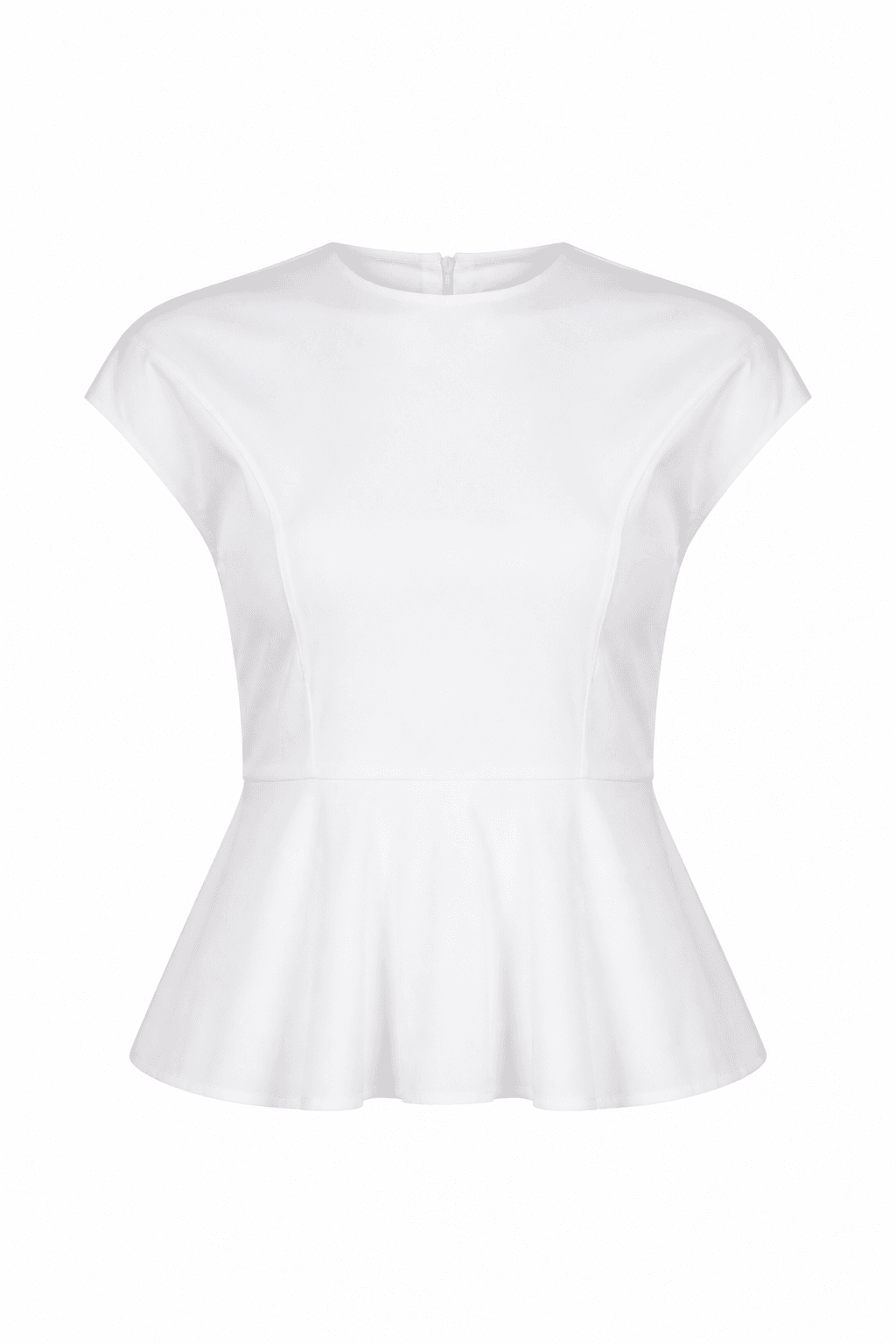 Salem Creek Cotton Peplum Top studio product photo